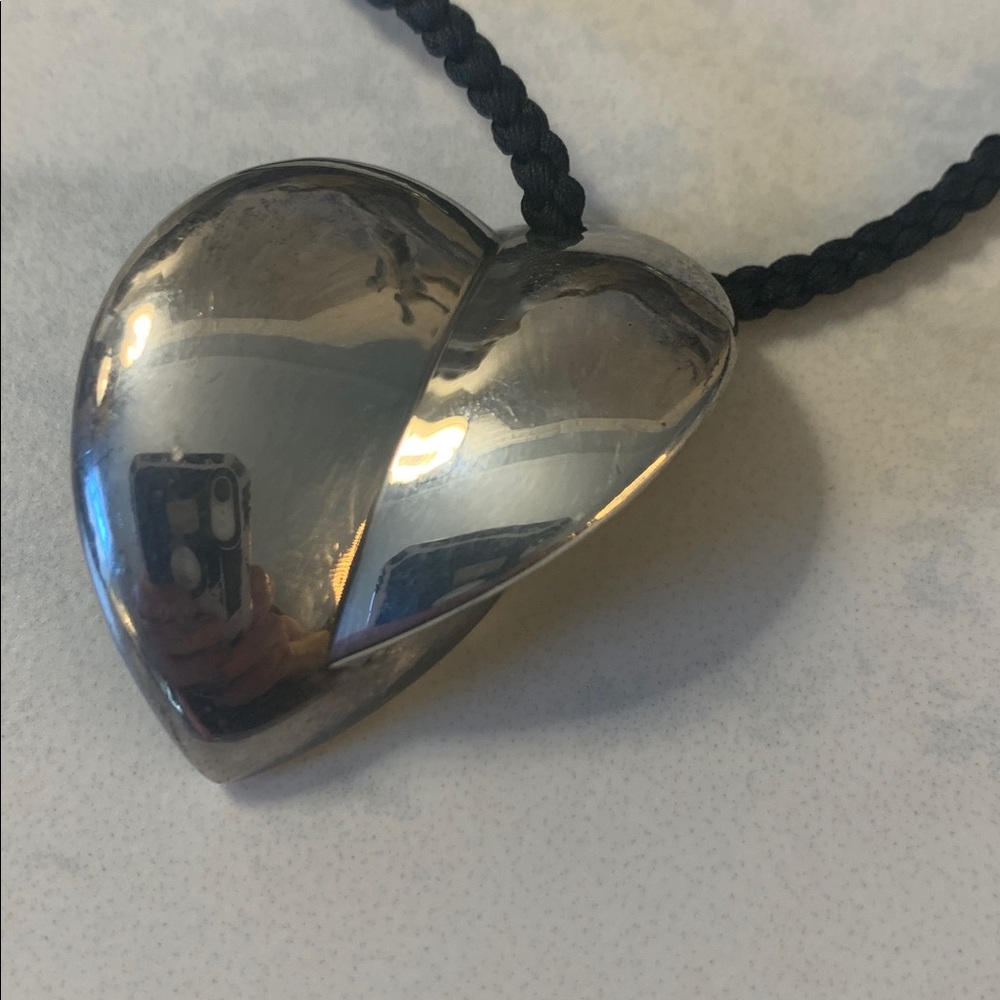 Tiffany & Co Frank Gehry Heart pendant